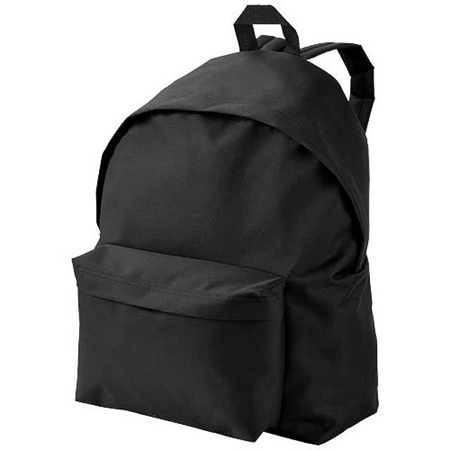 Urban covered zipper backpack 14L - black