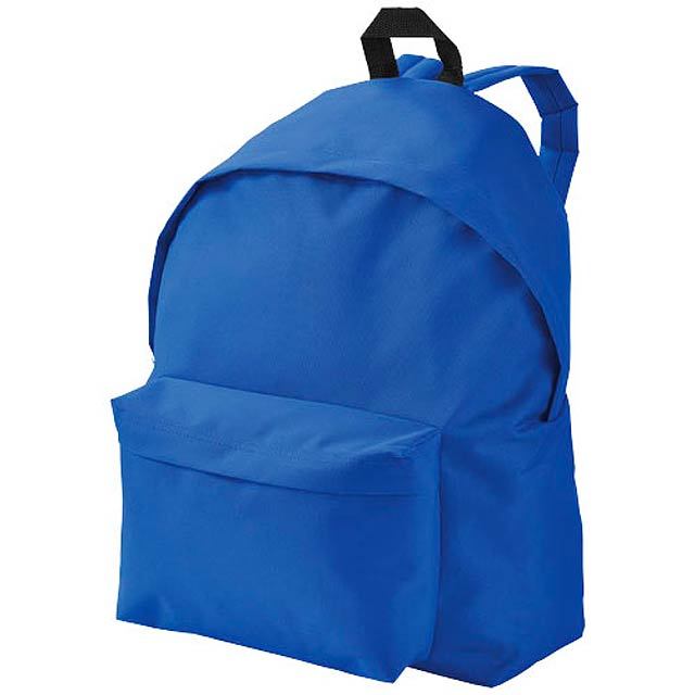 Urban covered zipper backpack 14L - blue