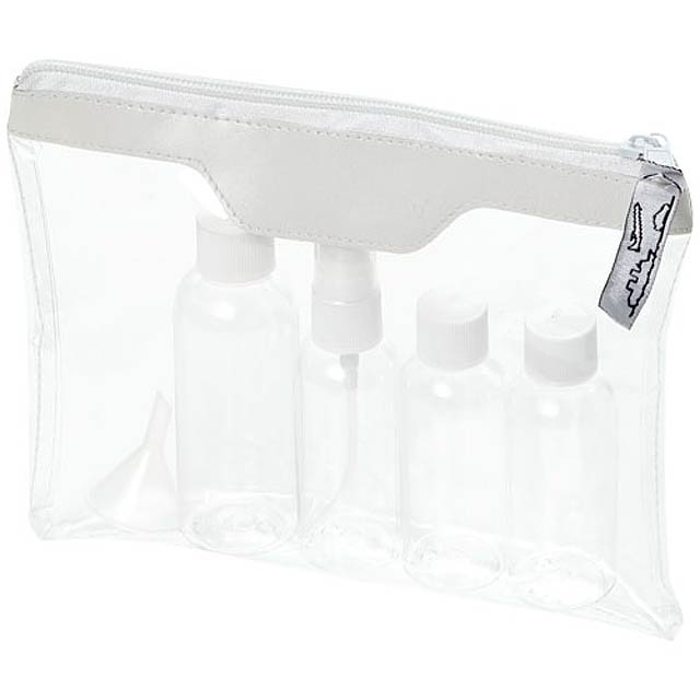 Munich airline approved travel bottle set - transparent