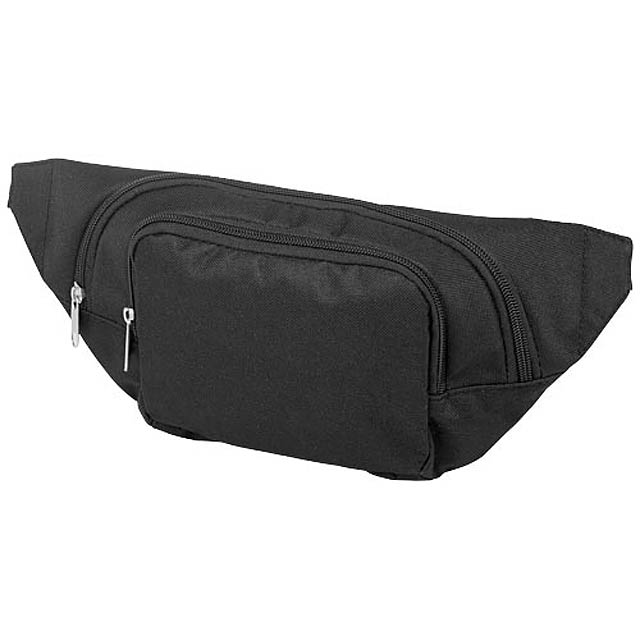 Santander fanny pack with two compartments - black