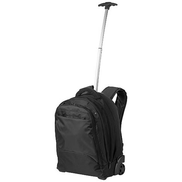 Lyns 17" laptop trolley backpack 25L - black