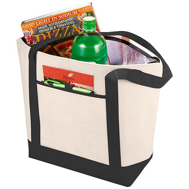 Lighthouse non-woven cooler tote - beige