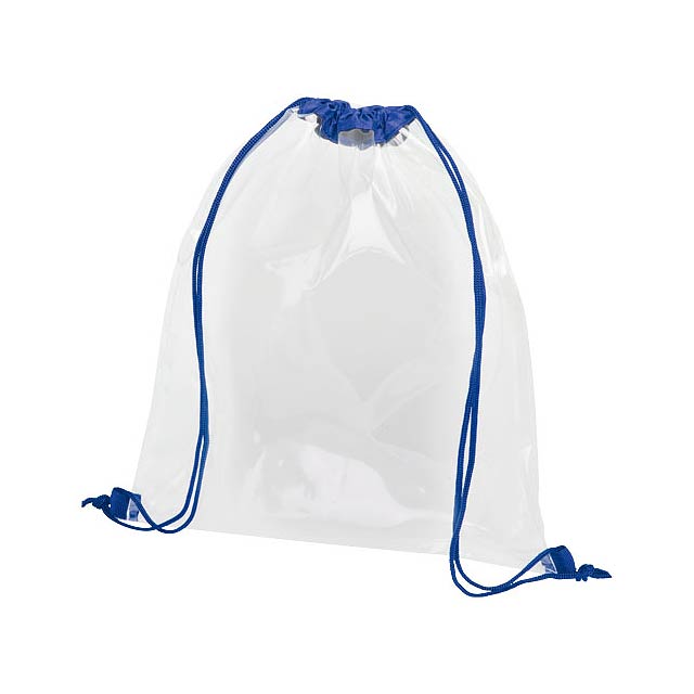 Lancaster transparent drawstring backpack 5L - baby blue