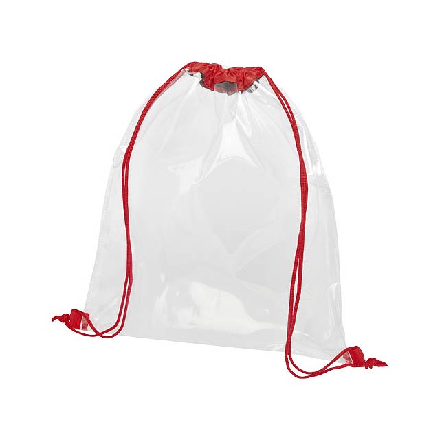 Lancaster Premium Sportbeutel 5L - Transparente Rot