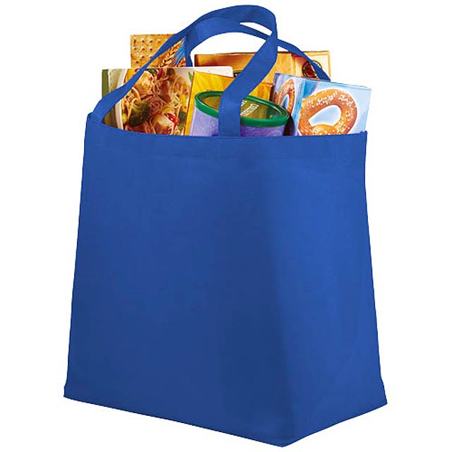 Maryville non-woven shopping tote bag - blue