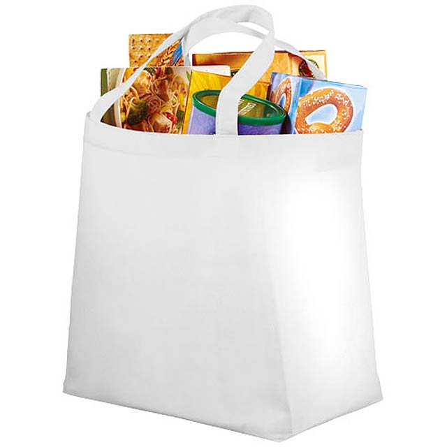 Maryville non-woven shopping tote bag - white