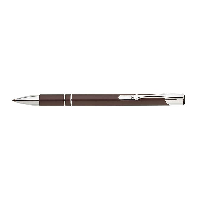Ballpoint pen metal ALBA - brown
