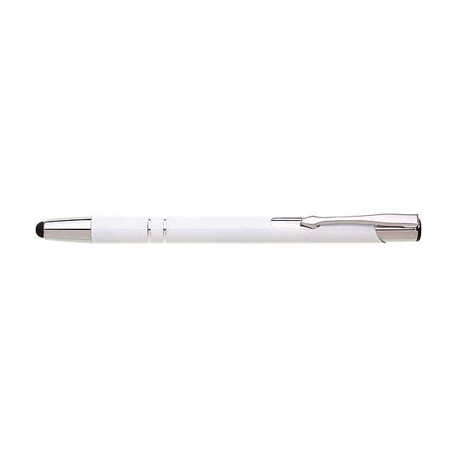 LOBIA TOUCH kovové kuličkové pero - bílá