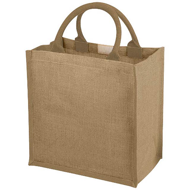 Chennai jute tote bag - beige