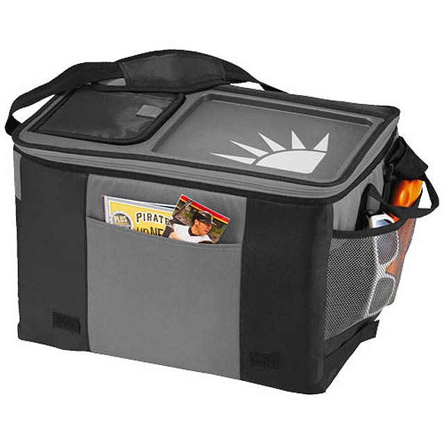 Table-top 50-can cooler bag - black