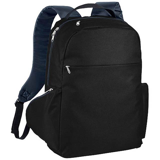 Slim 15" Laptop-Rucksack 15L - schwarz