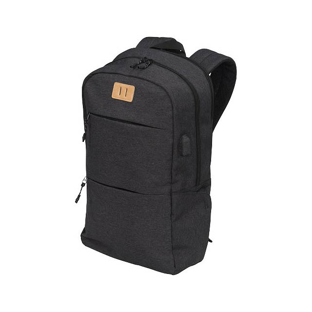 Cason 15" laptop backpack 17L - black