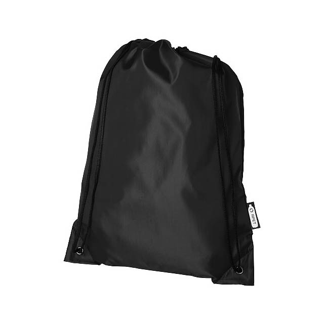 Oriole RPET drawstring bag 5L - black