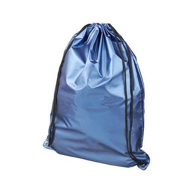 Oriole lesklý šňůrkový batoh - modrá