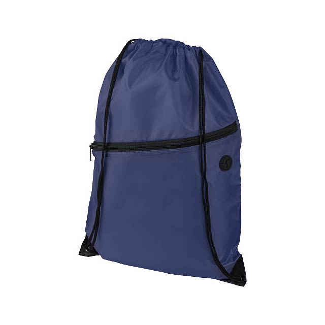 Oriole zippered drawstring backpack 5L - blue