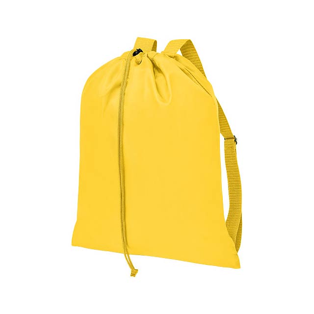 Oriole šnůrkový batoh s popruhy - žltá