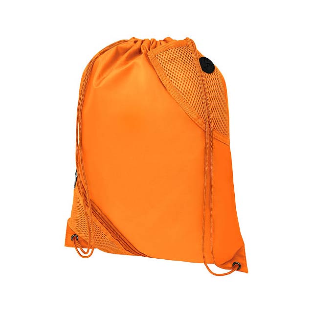 Oriole duo pocket drawstring backpack 5L - orange