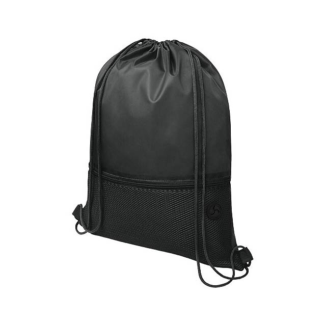 Oriole mesh drawstring backpack 5L - black