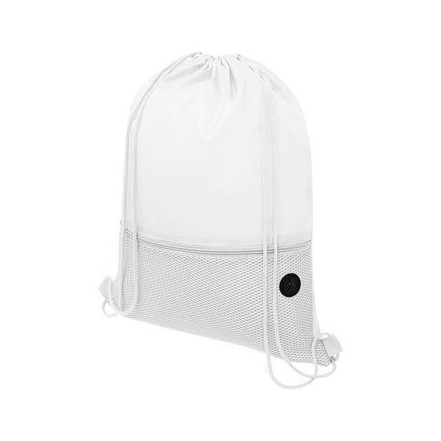 Oriole mesh drawstring backpack 5L - white