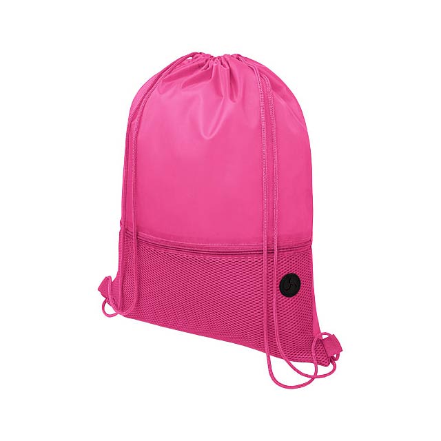 Oriole mesh drawstring bag 5L - fuchsia