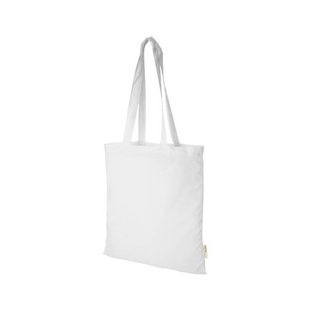 Orissa 100 g/m² GOTS organic cotton tote bag - white