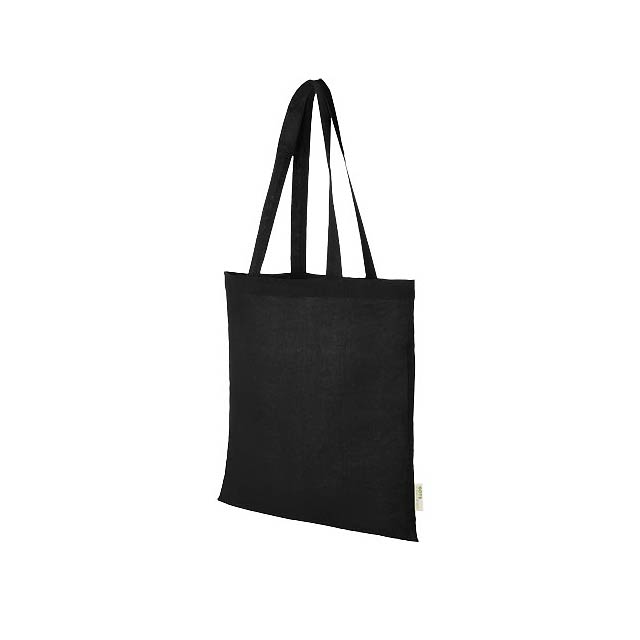 Orissa 100 g/m² GOTS organic cotton tote bag - black