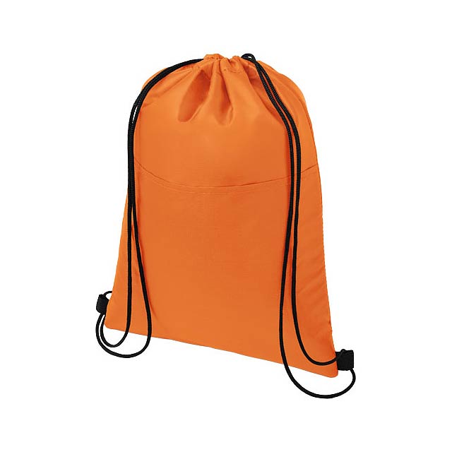 Oriole šňůrková chladicí taška na 12 plechovek - oranžová