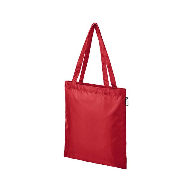 Sai Nákupní taška z RPET - transparentní červená