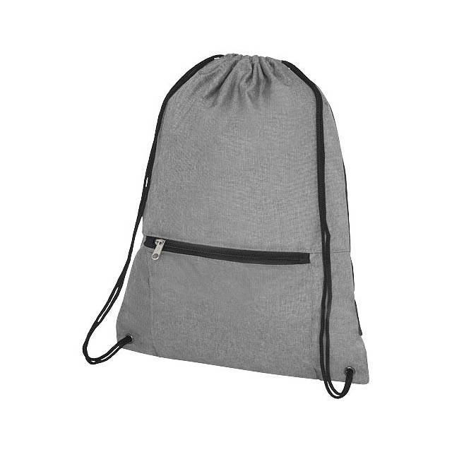 Hoss foldable drawstring backpack 5L - grey