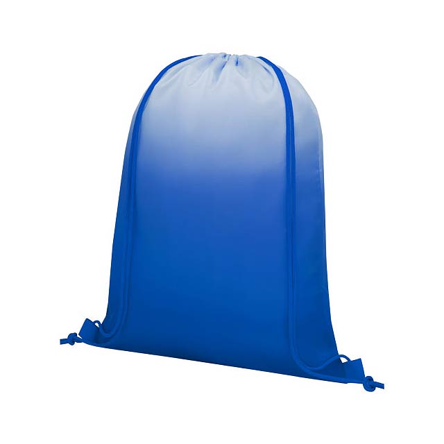 Oriole šňůrkový batoh s barevným přechodem - nebesky modrá
