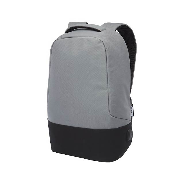 Cover RPET anti-theft backpack 16L - grey