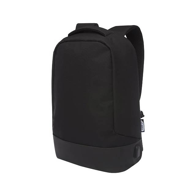Cover RPET anti-theft backpack 16L - black