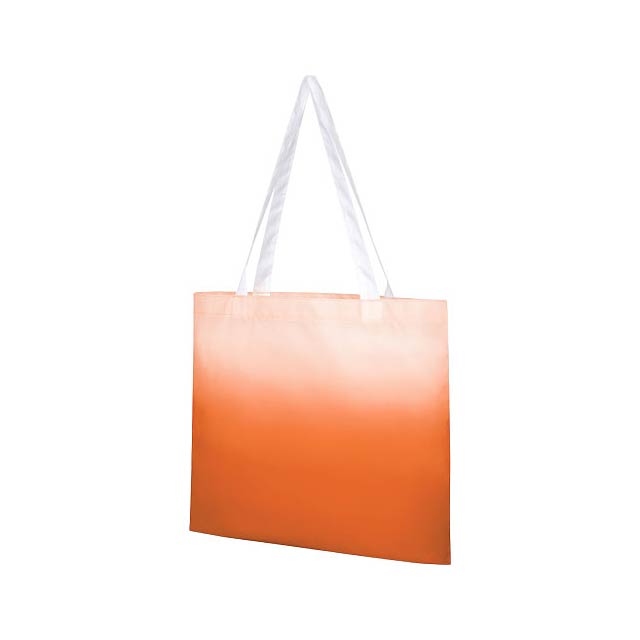 Rio nákupní taška s barevným přechodem - oranžová