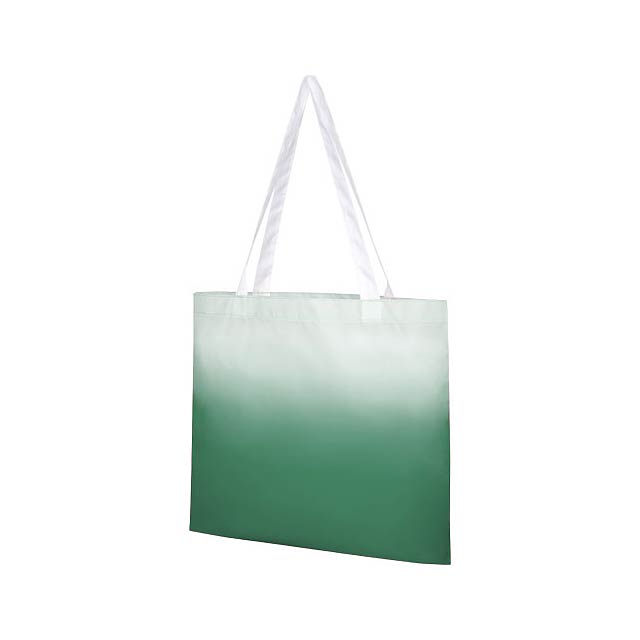 Rio nákupní taška s barevným přechodem - zelená
