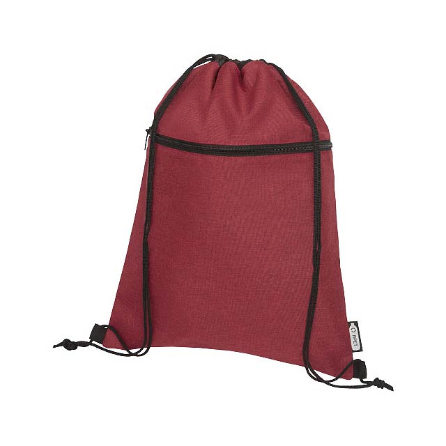 Ross RPET drawstring backpack 5L - red