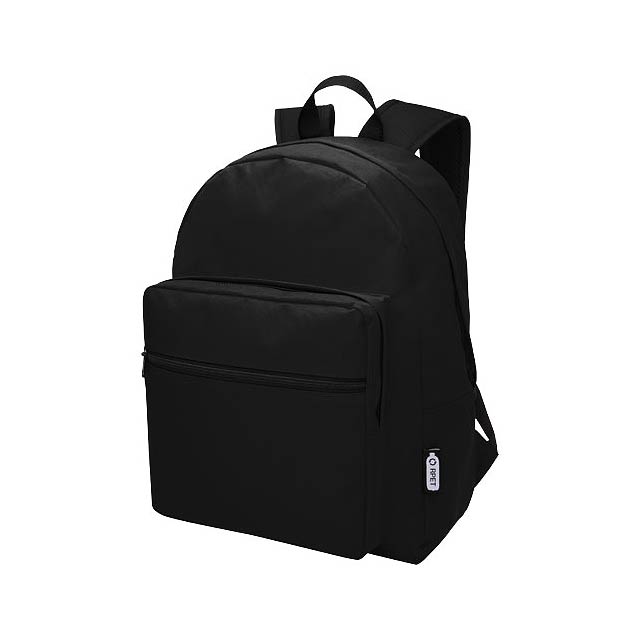 Retrend RPET-Rucksack 16L - schwarz