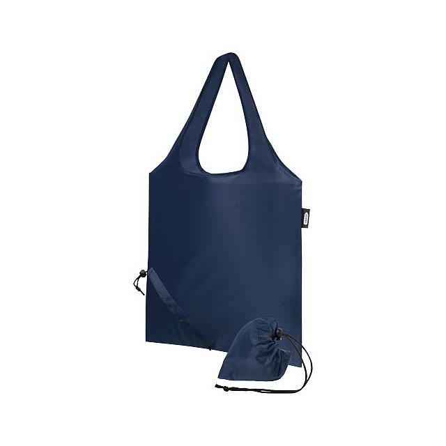Skládací nákupní taška z RPET Sabia - modrá