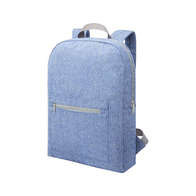 Pheebs 450 g/m² recycelter Rucksack 10L - blau