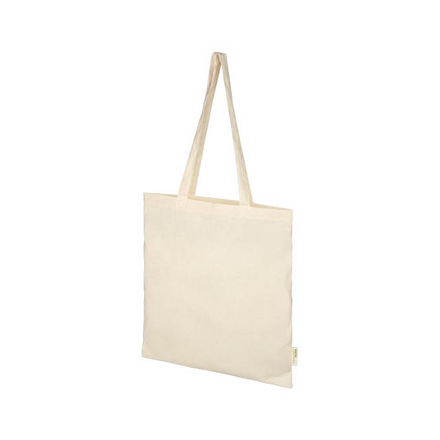 Nákupní taška z organické bavlny GOTS s gramáží 140 g/m² Orissa - béžová