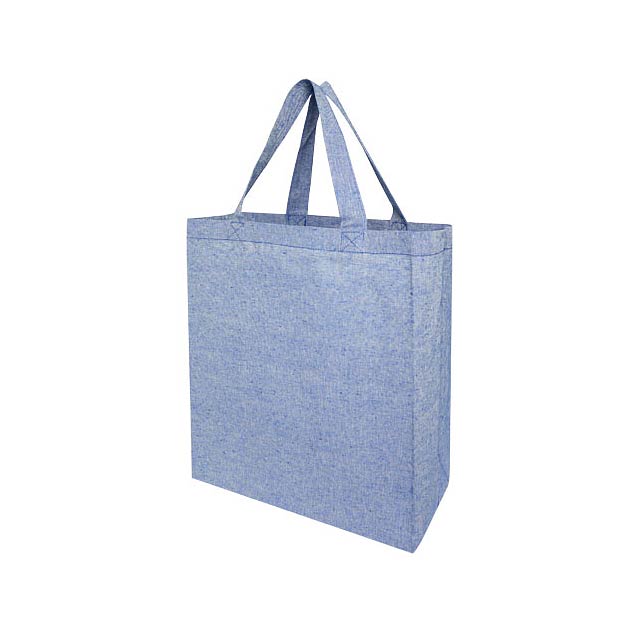 Nákupní taška z recyklovaného materiálu s gramáží 150 g/m² Pheebs - modrá