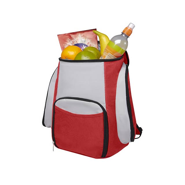 Brisbane cooler backpack - transparent red