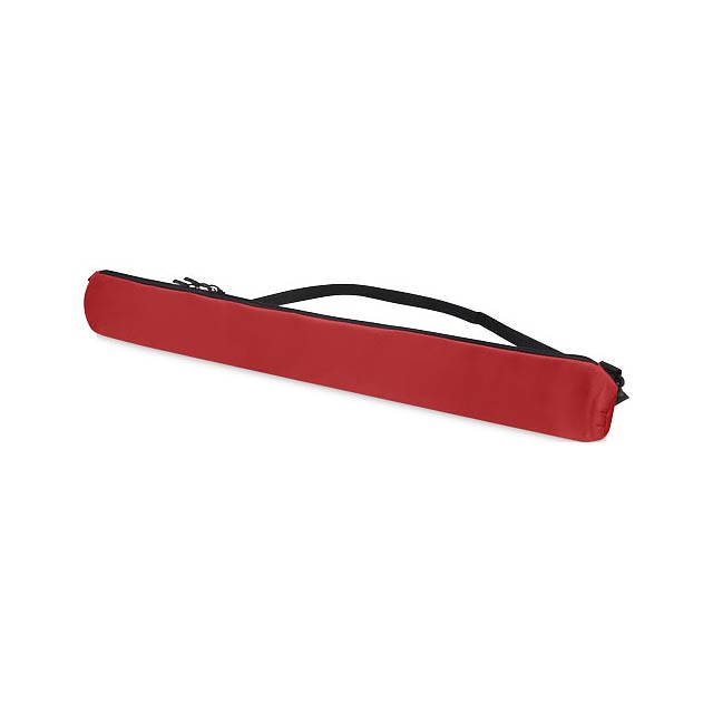 Chladící taška na 6 plechovky Brisk - transparentní červená
