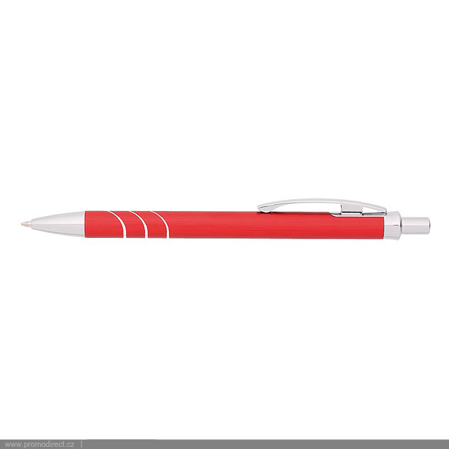 MONTA kovové kuličkové pero - červená
