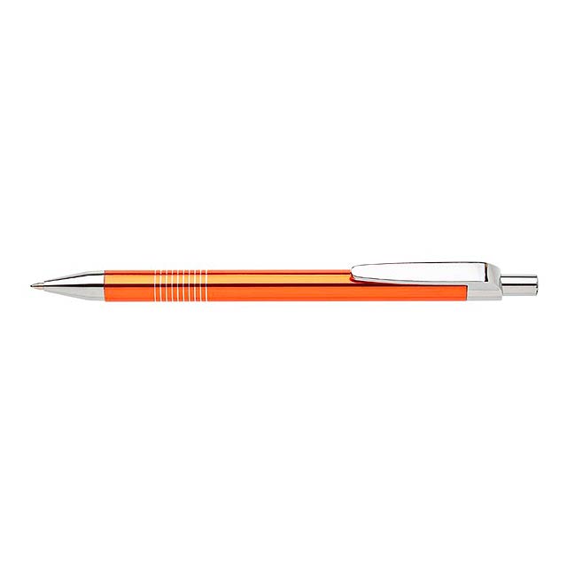 LAURIA kovové kuličkové pero - oranžová
