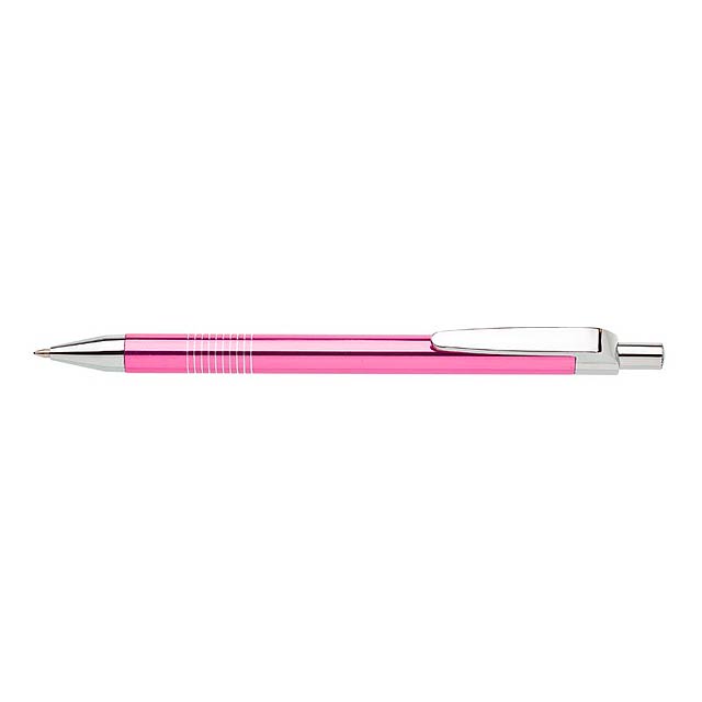 LAURIA kovové kuličkové pero - ružová