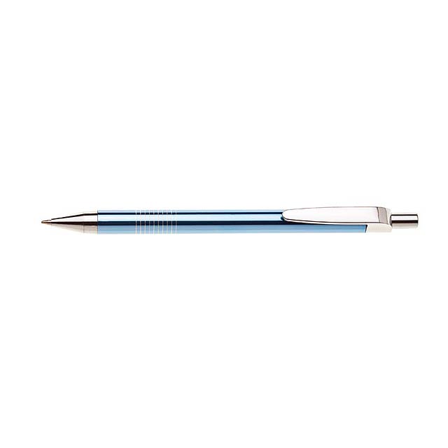 LAURIA kovové kuličkové pero - nebesky modrá