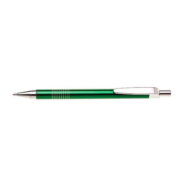 LAURIA kovové kuličkové pero - zelená