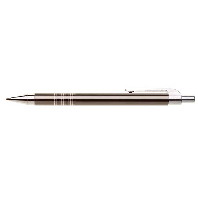 LAURIA kovové kuličkové pero - šedá
