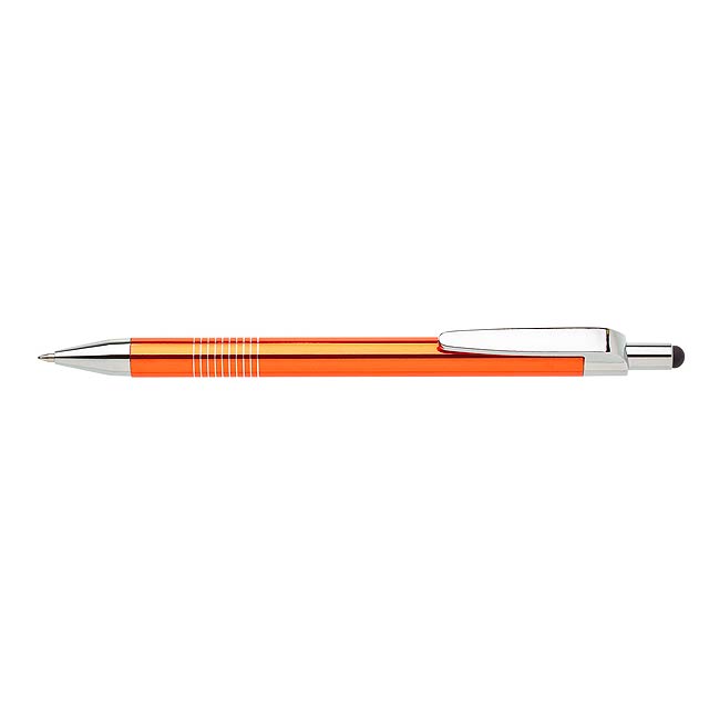 LAURIA TOUCH kovové kuličkové pero - oranžová