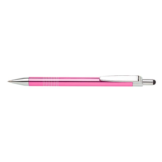 LAURIA TOUCH kovové kuličkové pero - ružová